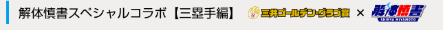 解体慎書スペシャルコラボ 三塁手編 三井ゴールデングラブ賞×解体慎書