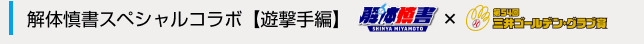 解体慎書スペシャルコラボ 遊撃手編 解体慎書×三井ゴールデングラブ賞